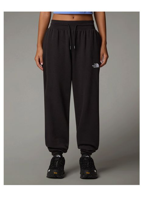 Joggers The North Face Essential Relaxed Straight Nero Donna THE NORTH FACE | Pantaloni | NF0A8C1G-JK3